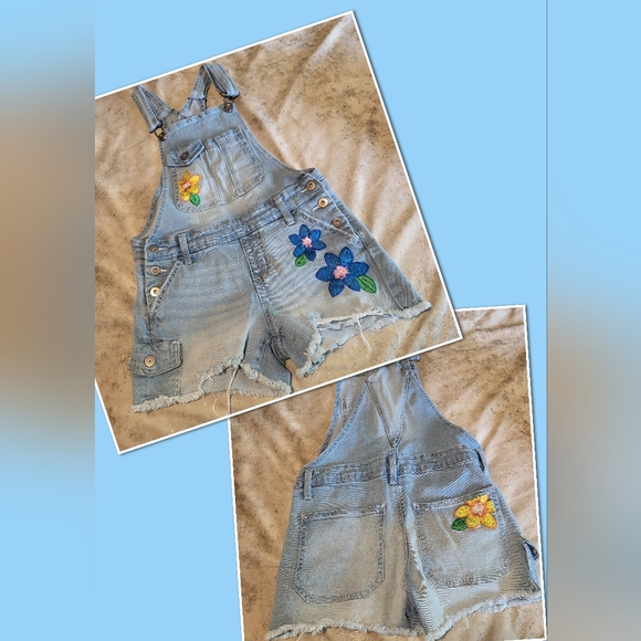 Overall shorts - Picture 1 of 2